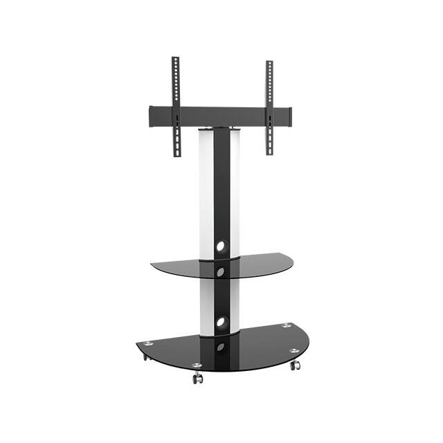 LCD84113BLK TV Cart with AV Componet Shelf