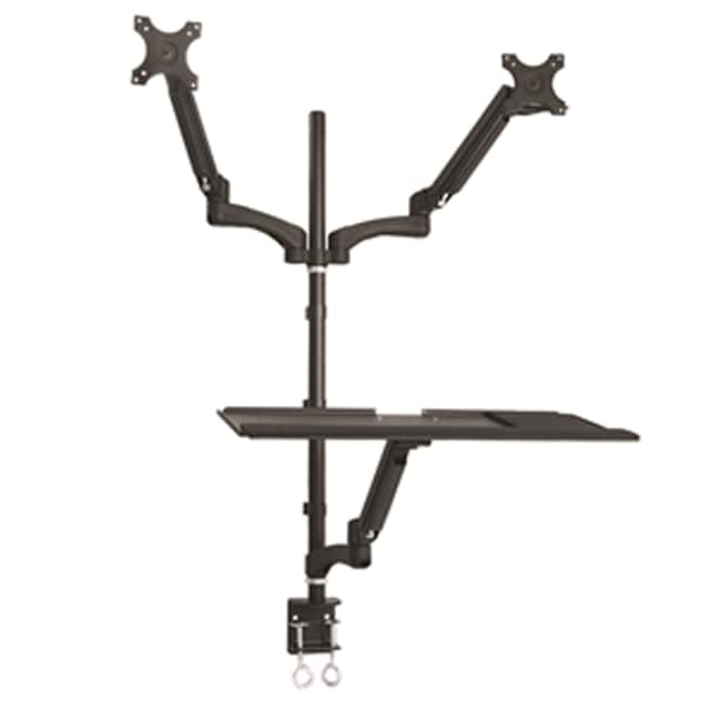 TYDS10022BLK Dual arms Sit-Stand Workstation