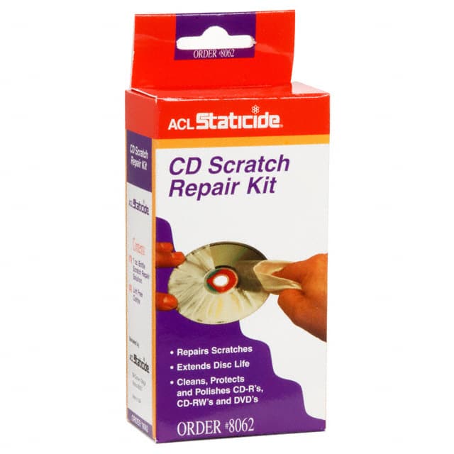 8062 KIT SCRATCH REPAIR FOR DVD