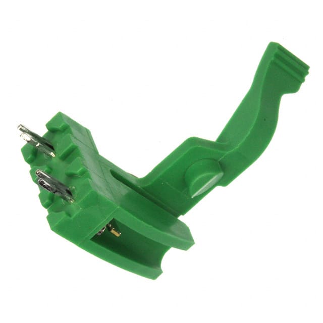 10042618-001LF CONN ACCY CARD RETENTION GREEN