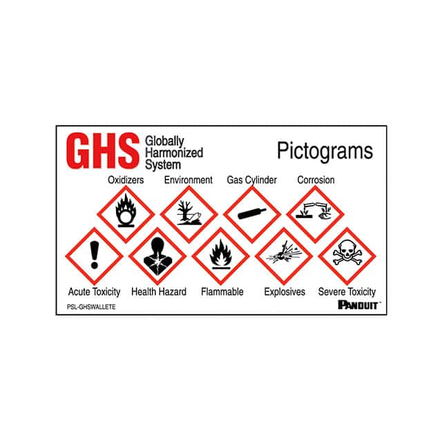 PSL-GHSWALLETE GHS INFO WALLET CARD 2.13 X 3