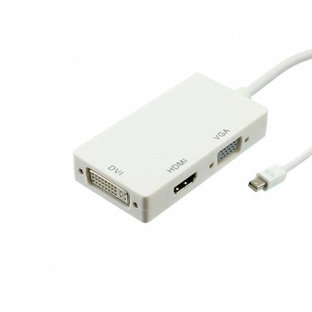 C-743-WH-13 CABLE ADAPTR MDP TO HDMI-DVI-VGA