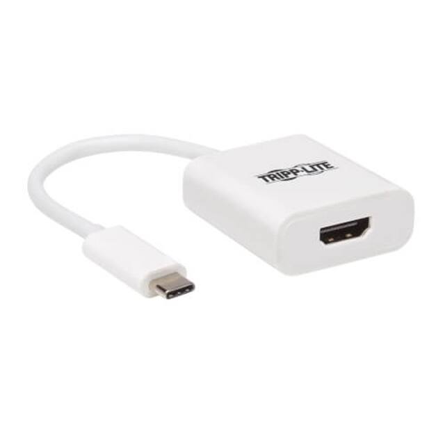U444-06N-HDR-W USB-C TO HDMI 4K ADAPTER WITH HD