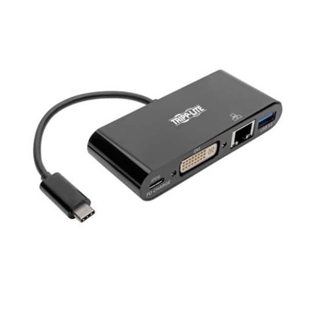 U444-06N-DGUB-C USB-C TO DVI ADAPTER WITH USB-A