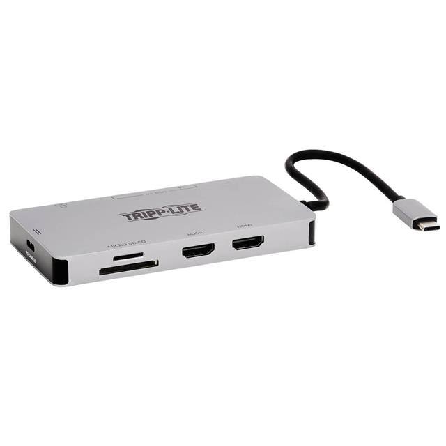 U442-DOCK8G-GG USB-C DOCK, DUAL DISPLAY - 4K 60