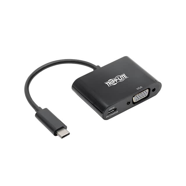 U444-06N-VB-C USB-C TO VGA ADAPTER W/PD CHARGI