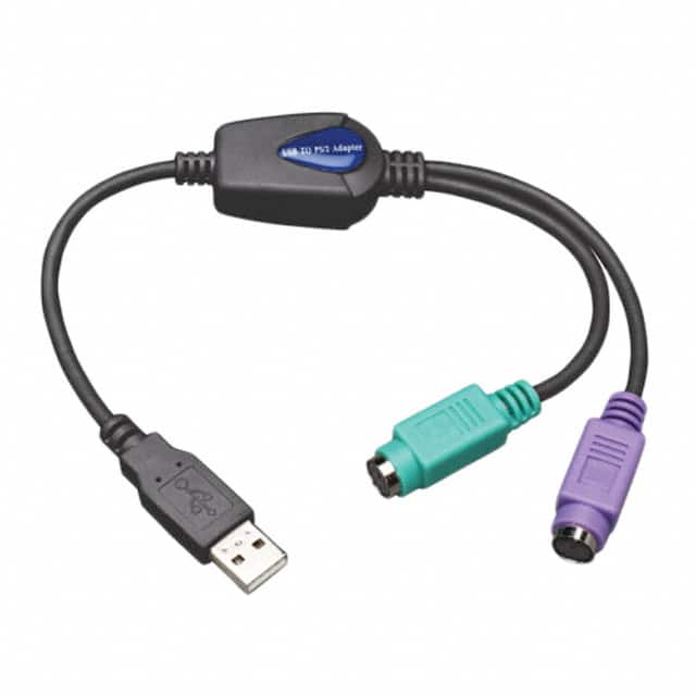 U219-000-R ADAPTER USB A M 2X MINI-DIN6 F