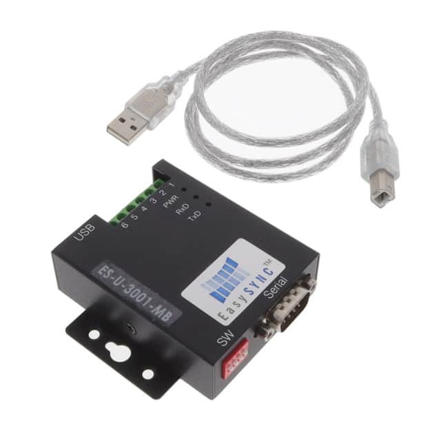 ES-U-3001-MB USB TO 1-PORT , METAL, RACK MOUN