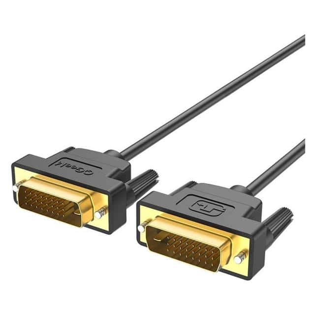 QGEEM DVI TO DVI CABLE MALE TO MALE (3FT) DVI TO DVI