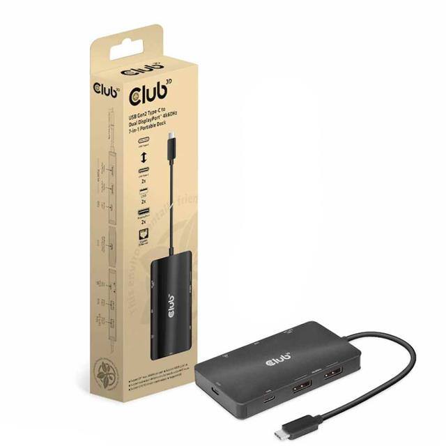 113-2050 USB-C Gen2 to Dual DisplayPort 4