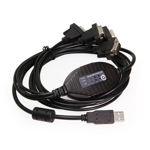 GM-FTDI4X-LED 4 port RS232 to USB FTDI chip ad