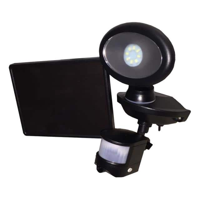 44643-CAM-BK Solar Camera Spotlight - Black