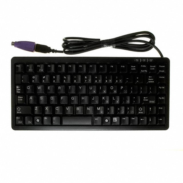 G84-4100LCMUS-2 KEYBOARD NOTEBOOK 86KEY PS/2 BLK