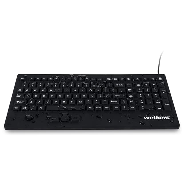 KBWKRC105SPI-BK WetKeys "Rugged-Point" Industria