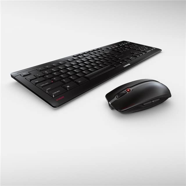 JD-8560US-2 KEYBOARD/MOUSE WIRELESS BLACK