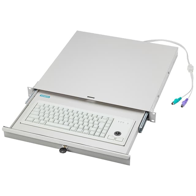 6GF67103BK KEYBOARD 19" WITHDR, W/TRACKBALL