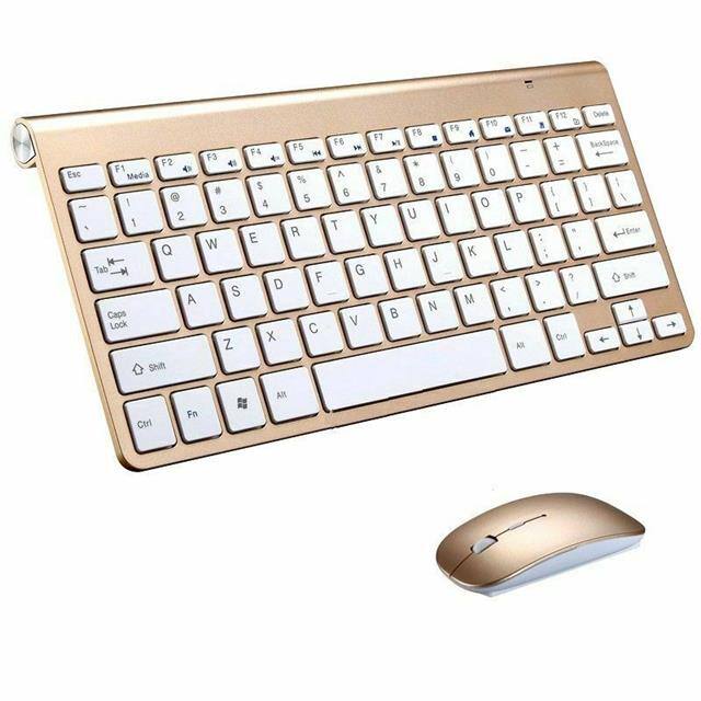 SNX-MINI-KYB-MS-ST-GLD Wireless Keyboard/Optical Mouse