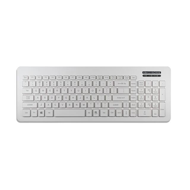 VC/W5 FULL SIZE WASHABLE KEYBOARD-WHIT