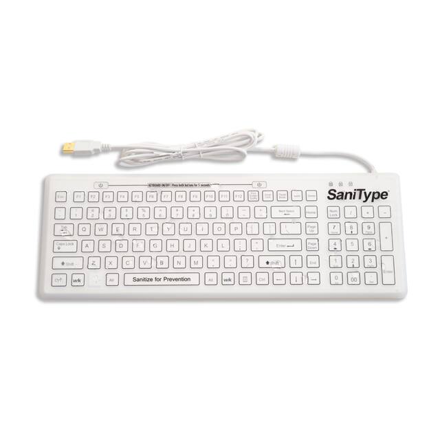 KBSTRC106SC-W SaniType "Swipe Clean" Smooth Su