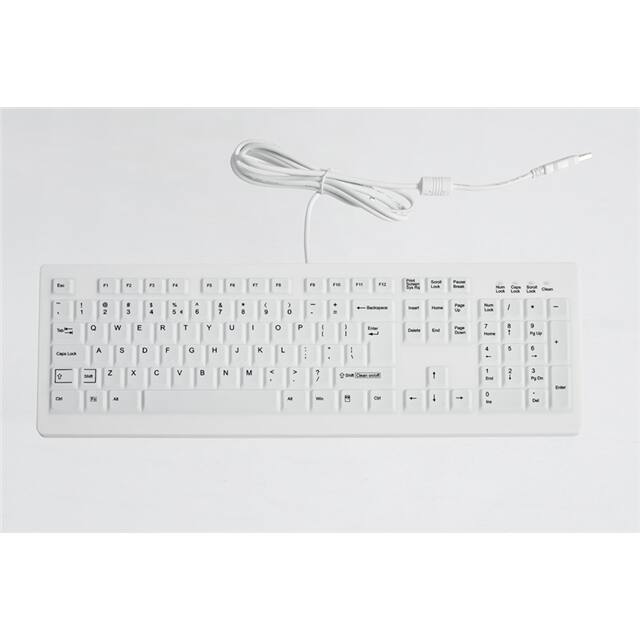 KBA-CK104S-WNUN-US SEALED KEYBOARD, 104 KEY