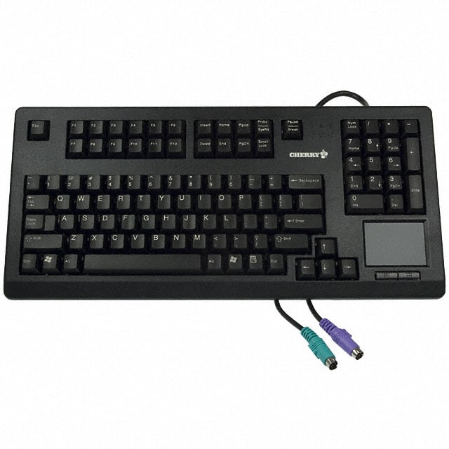 G80-11900LPMUS-2 KEYBOARD COMPACT 104 KEY PS/2 BL