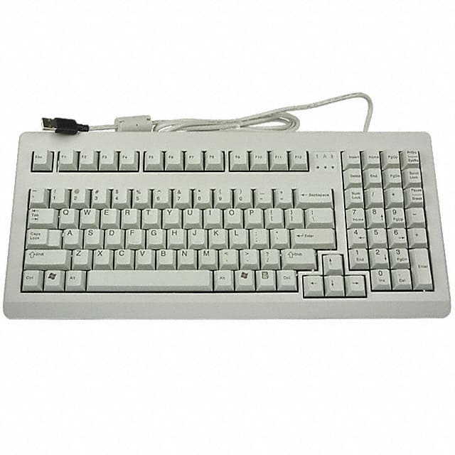 G81-1800LUMUS-0 KEYBOARD COMPACT 104 KEY USB GRY