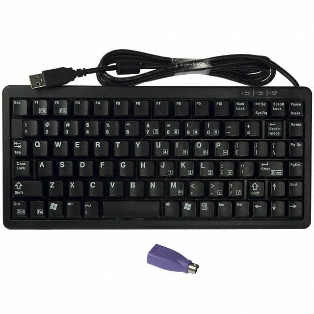 G84-4100PTMUS KEYBOARD NOTEBOOK 86KEY PS/2 BLK