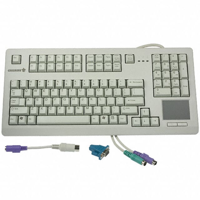 G80-11900LTMUS-0 KEYBOARD COMPACT 104KY PS2 LTGRY