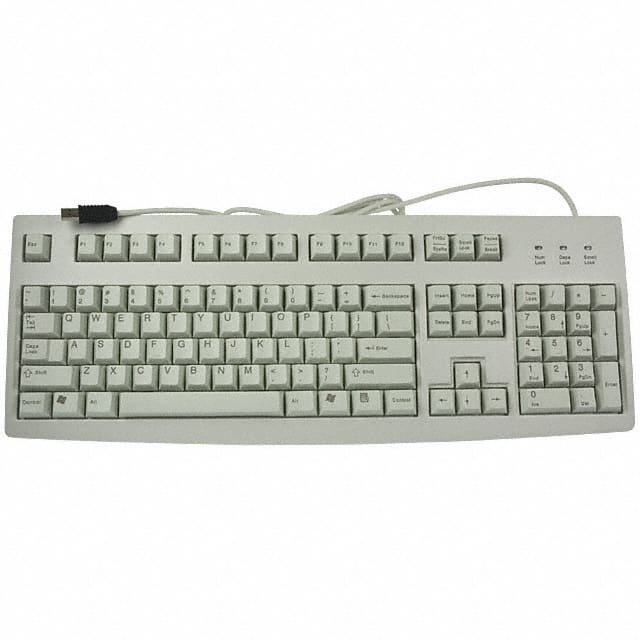 G83-6104LUNUS-0 KEYBOARD FULL 104KEY USB LT GRAY