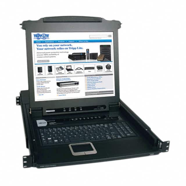 B020-008-17 SWITCH KVM 8PORT 1U W/LCD PS/2
