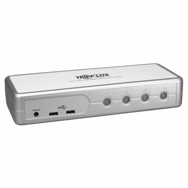 B004-DUA4-K-R KVM SWITCH DVI USB W/AUDIO CABLE