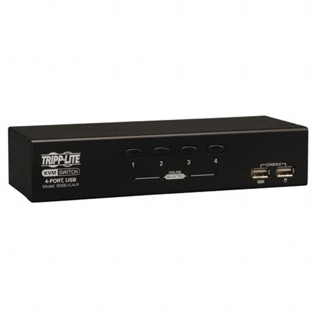 B006-VU4-R 4-PORT DESKTOP KVM SWITCH (USB)