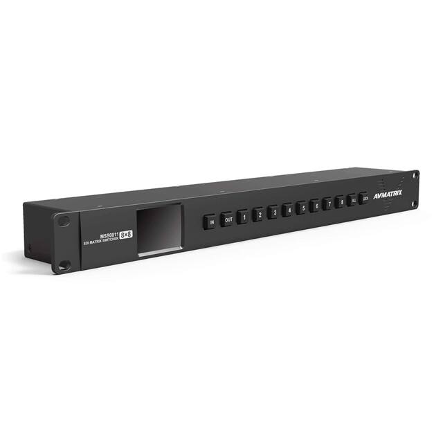 MSS0811 1RU 3G-SDI 8X8 MATRIX SWITCHER