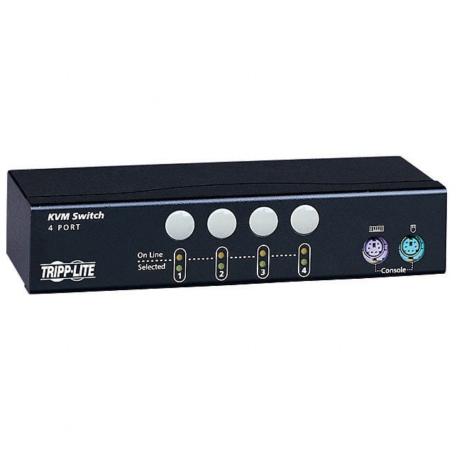 B005-004-R SWITCH KVM PS/2-4PORT W/O CABLES