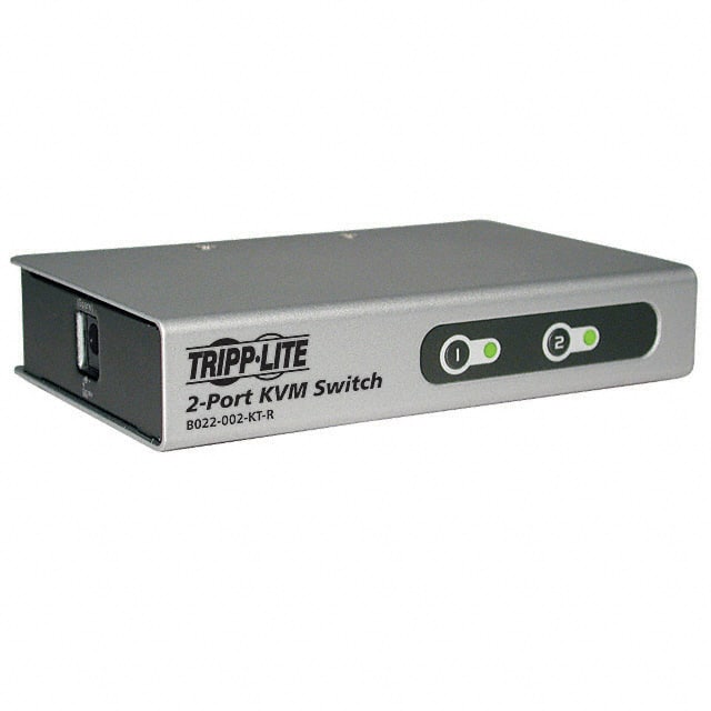 B022-002-KT-R SWITCH KVM PS/2 2PORT W/CABLES