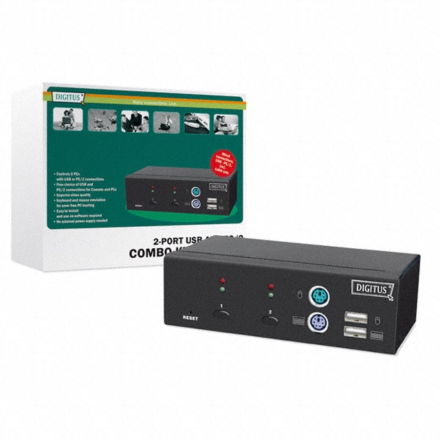 DC-11202-1 COMBO KVM SWITCH 1USER 2PC-S