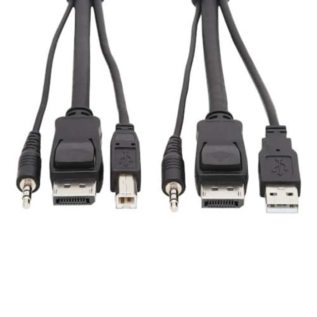 P783-010 DISPLAYPORT KVM CABLE KIT, 3 IN