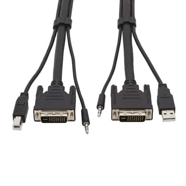P784-006 DVI KVM CABLE KIT, 3 IN 1 - DVI,