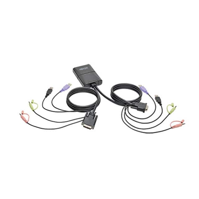 B032-DUA2 2-PORT USB/DVI CABLE KVM SWITCH