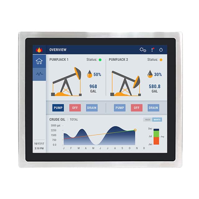 AEX-119PH 19" Class 1 Div 2 Monitor, Indus