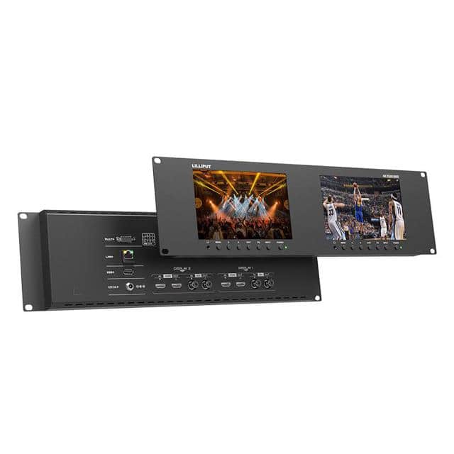 RM-7029S DUAL 7 INCH 3RU RACKMOUNT SDI MO