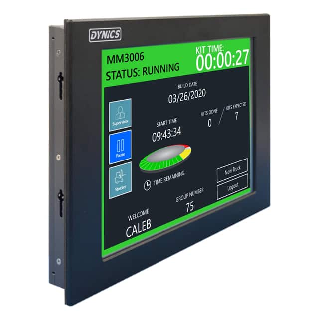 FX17PAC-A-DKEY 17.1 SXGA (1280X1024) INDUSTRIAL