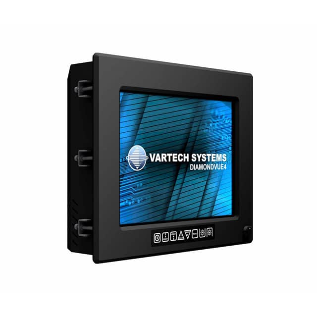 VTDV4M121aCPA ALUMINUM 12.1" MONITOR CLIP MNT