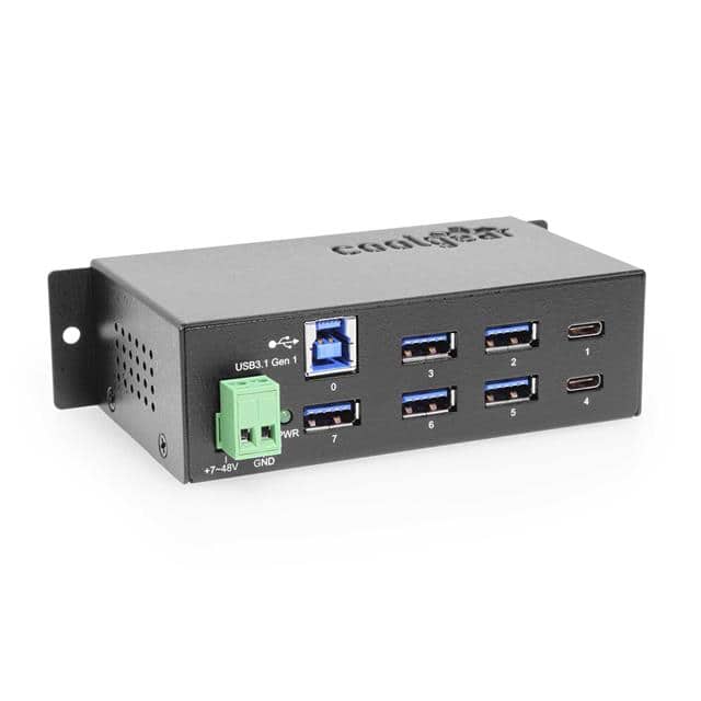 CG-7PU312C USB-C 7 PORT HUB 2X TYPE-C 5X TY