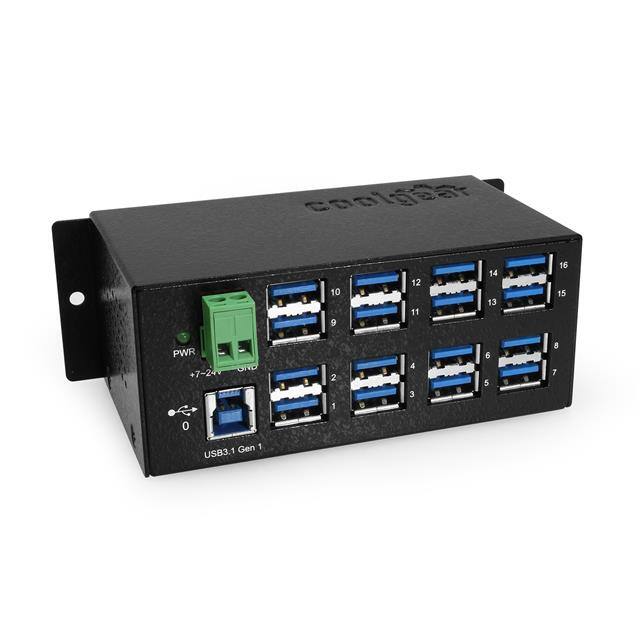 CG-16PU31H 16-PORT USB 3.1 GEN1 METAL HUB W