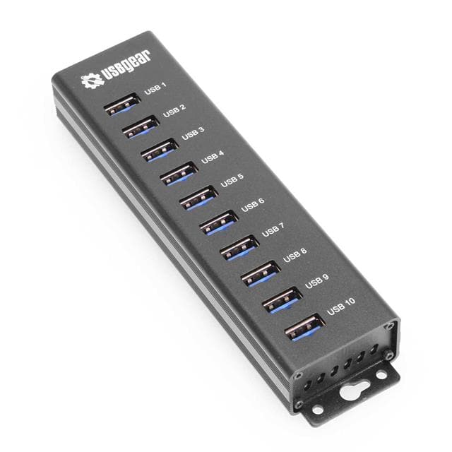 USBG-BREC3010 USBGEAR 10-PORT USB 3.0 MOUNTABL