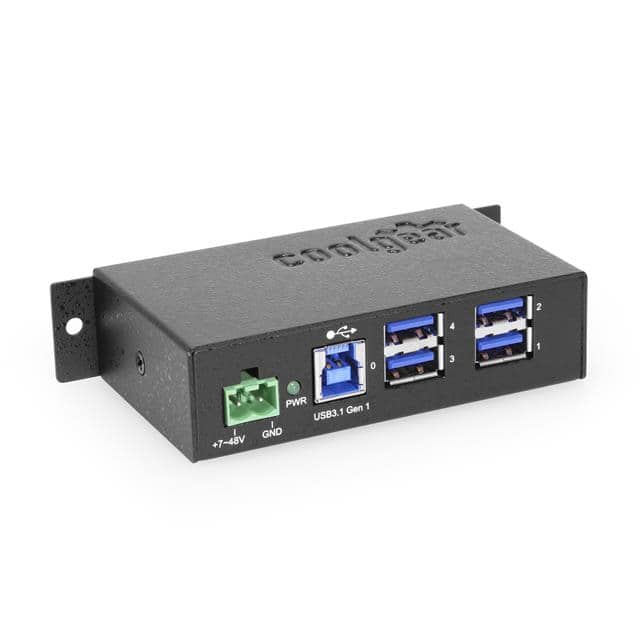 USBG-4U3MLR2 USB 3.1 4 PORT METAL HUB W/DIN R