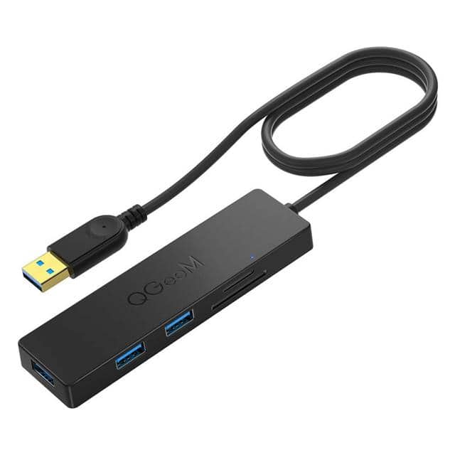 UA0402-CA 3 USB, 2 CARD READER