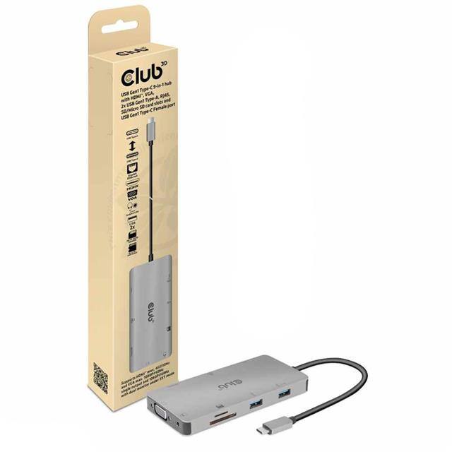 113-2047 USB-C Gen1 9-in-1 Hub with HDM S