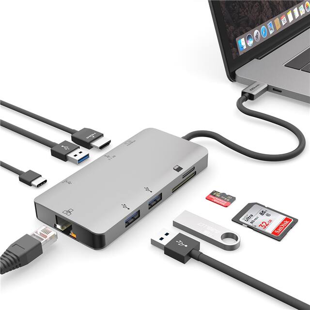 X40030 USB-C MULTI-MEDIA HUB ADAPTER 8